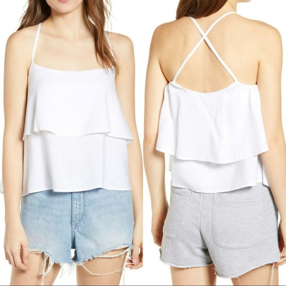 NWOT DL1961 Downing Layered Ruffle Top - Picture 2 of 7